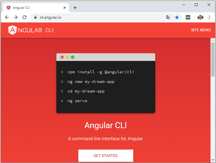 Cài đặt môi trường Angular7