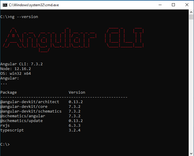 Cài đặt môi trường Angular7 Cài đặt môi trường Angular7