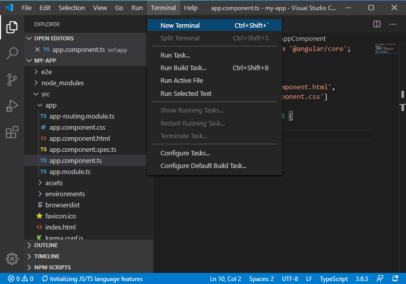 Hướng dẫn lập trình Angular 7 với trình soạn thảo Visual Studio Code Hướng dẫn lập trình Angular 7 với trình soạn thảo Visual Studio Code