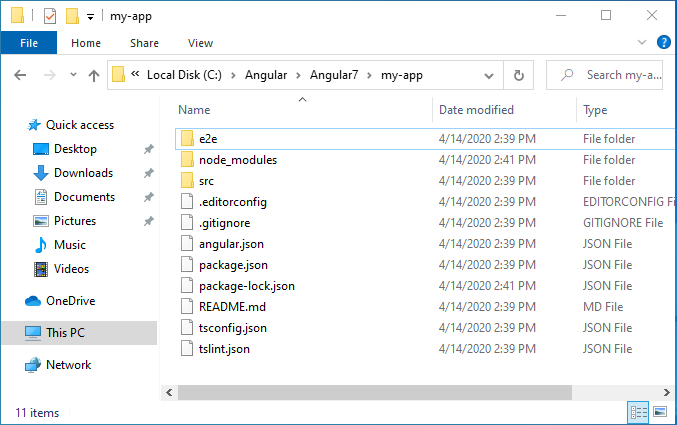 Tạo dự án đầu tiên trong Angular7 Tạo dự án đầu tiên trong Angular7