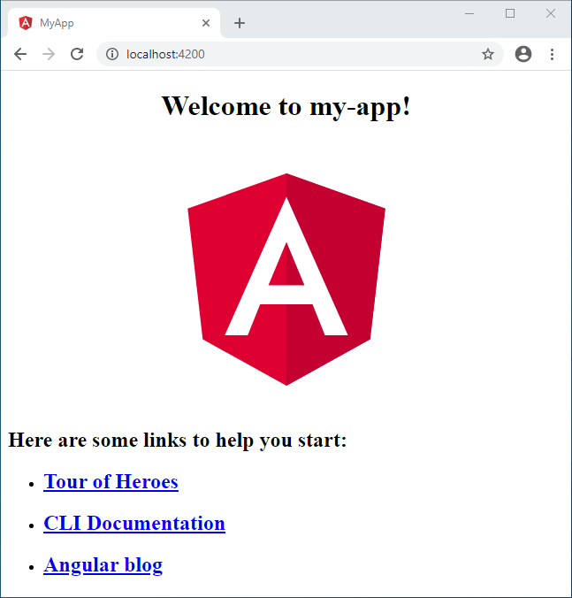 Tạo dự án đầu tiên trong Angular7