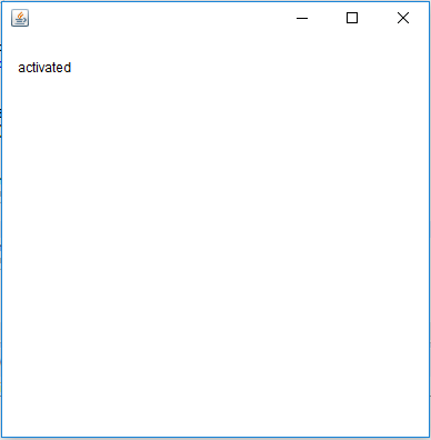 Ví dụ WindowListener trong Java AWT Ví dụ WindowListener trong Java AWT