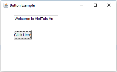 Ví dụ Button trong Java AWT Ví dụ Button trong Java AWT