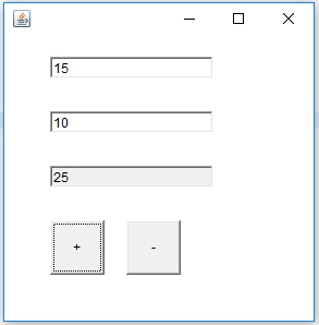 Ví dụ TextField trong Java AWT Ví dụ TextField trong Java AWT