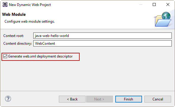 Tạo Java dynamic web project trong Eclipse Tạo Java dynamic web project trong Eclipse