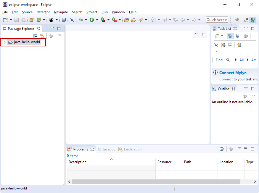 Tạo Java project trong Eclipse Tạo Java project trong Eclipse