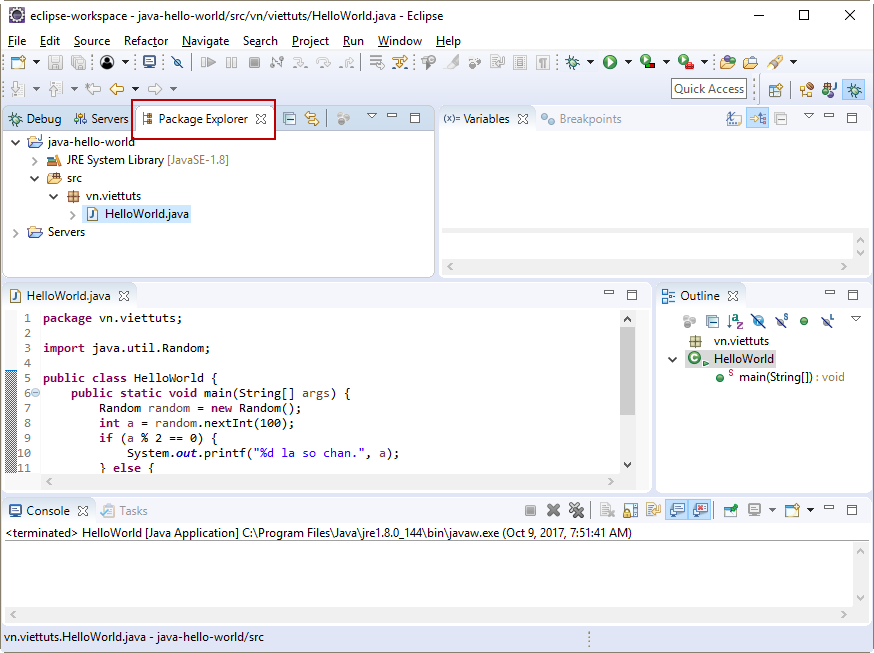 Thiết lập debug perspective cho Eclipse Thiết lập debug perspective cho Eclipse