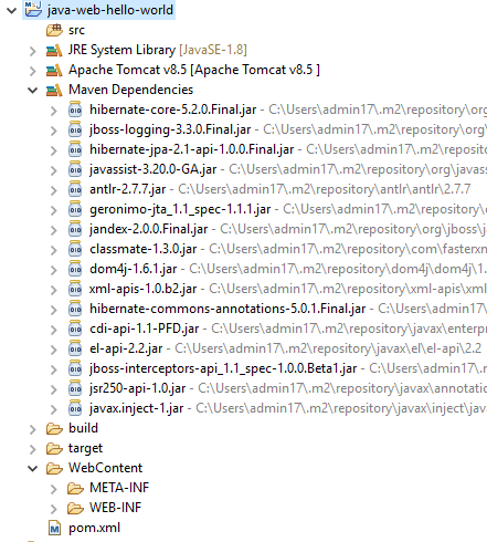 Update Maven web project trong Eclipse Update Maven web project trong Eclipse