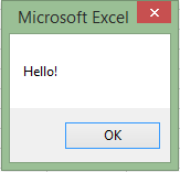 MsgBox trong Excel VBA