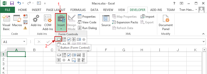 Tạo một Macro trong Excel Tạo một Macro trong Excel