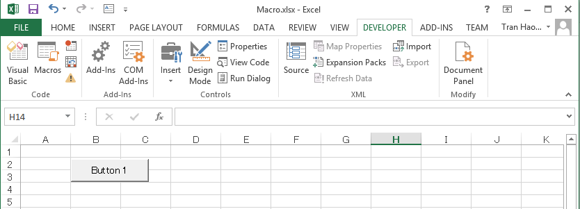 Tạo một Macro trong Excel