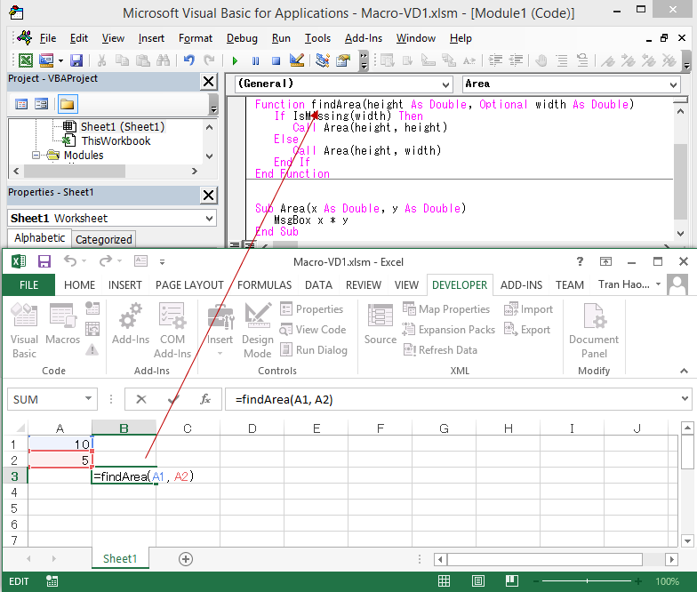 Sub trong VBA Sub trong VBA