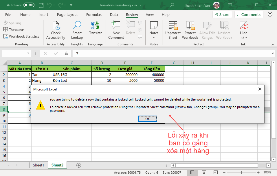 Bảo mật tập tin Excel Bảo mật tập tin Excel