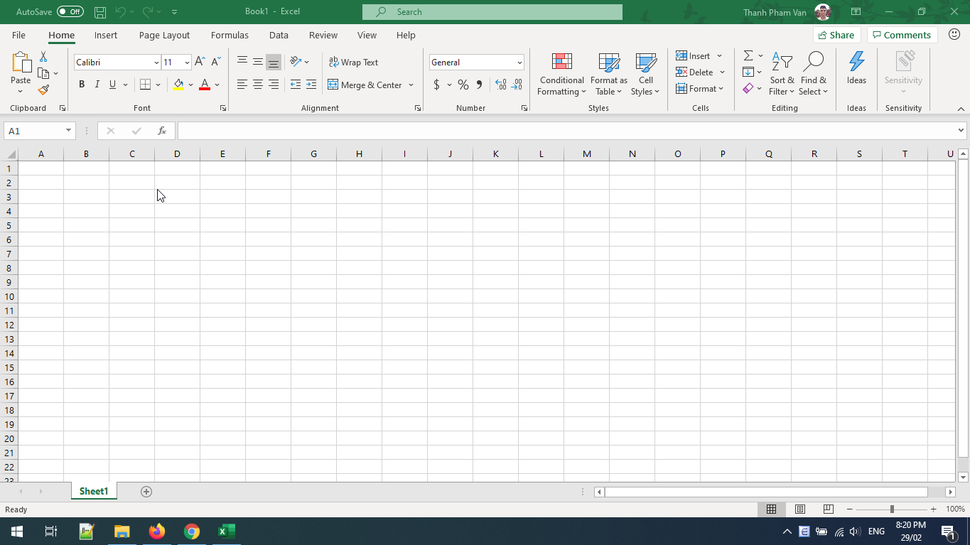 Bắt đầu với ứng dụng Excel Bắt đầu với ứng dụng Excel