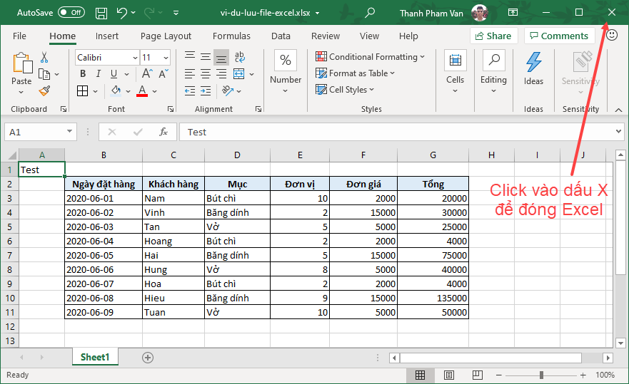 Đóng cửa sổ làm việc trong Excel Đóng cửa sổ làm việc trong Excel