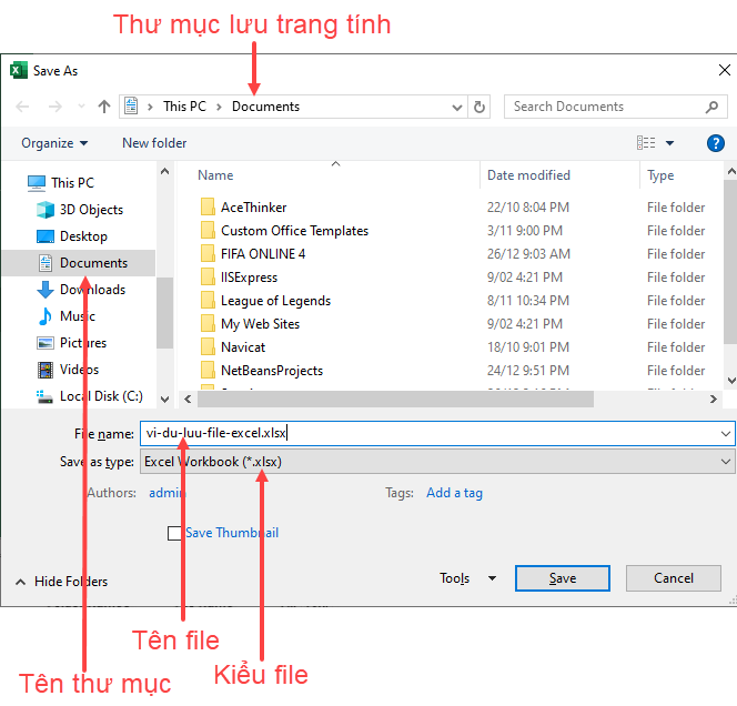 Lưu cửa sổ làm việc trong Excel Lưu cửa sổ làm việc trong Excel