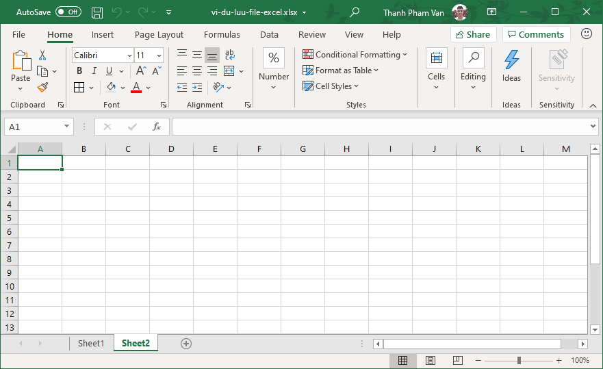 Tạo bảng tính (Worksheet) trong Excel Tạo bảng tính (Worksheet) trong Excel