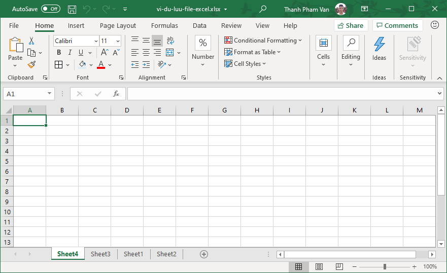 Tạo bảng tính (Worksheet) trong Excel Tạo bảng tính (Worksheet) trong Excel