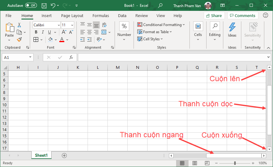 Thao tác cơ bản trong Excel