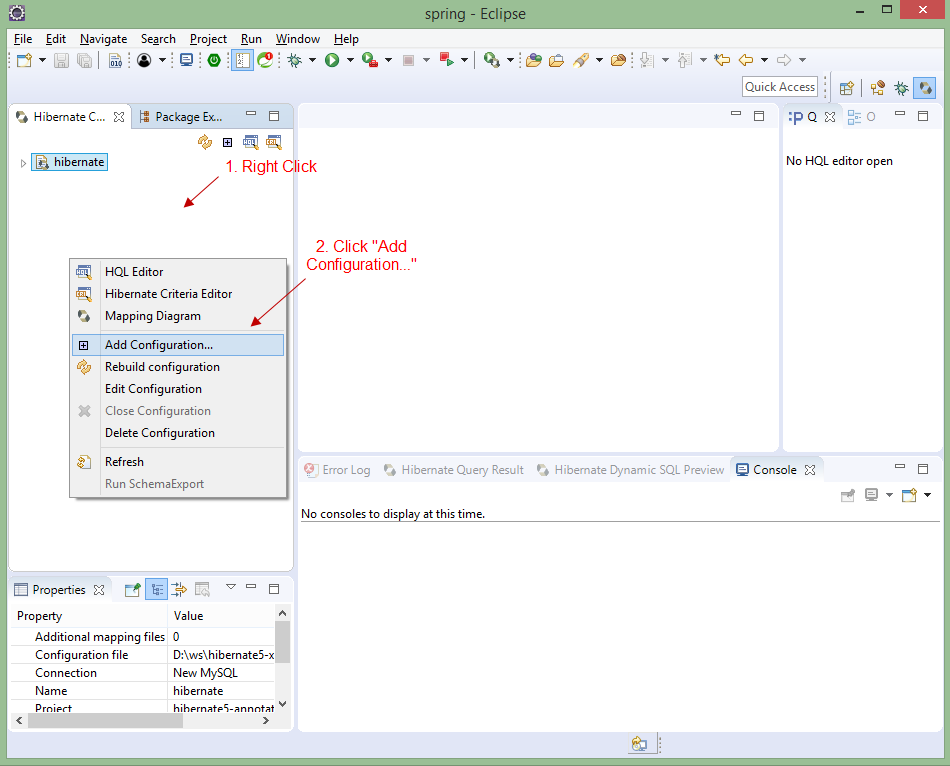 Generate Hibernate Configuration File With Hibernate Tools Generate Hibernate Configuration File With Hibernate Tools