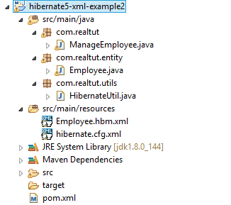 Hibernate 5 XML Mapping - SQLServer 2017 Example