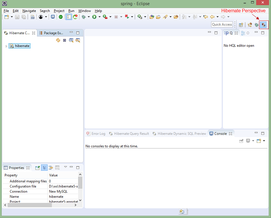 Generate Hibernate Configuration File With Hibernate Tools Generate Hibernate Configuration File With Hibernate Tools
