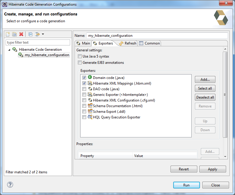 Sử dụng Hibernate Tools tạo các file mapping và annotation