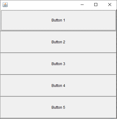 BoxLayout trong Java Swing