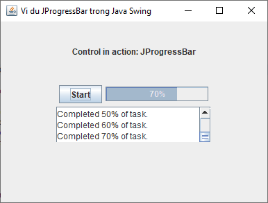 Lớp JProgressBar trong Java Swing Lớp JProgressBar trong Java Swing