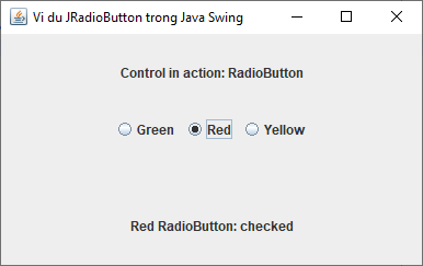 Lớp JRadioButton trong Java Swing Lớp JRadioButton trong Java Swing