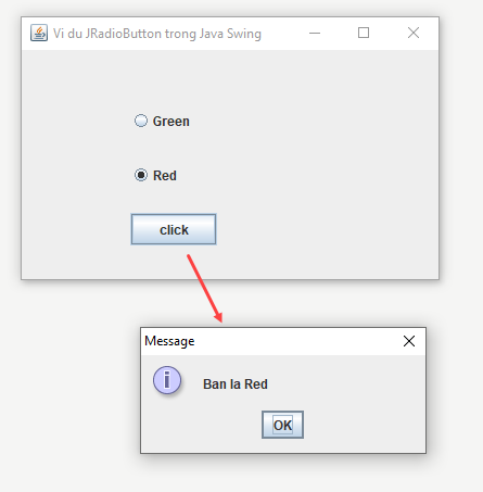 Lớp JRadioButton trong Java Swing Lớp JRadioButton trong Java Swing