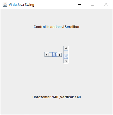 Lớp JScrollBar trong Java Swing Lớp JScrollBar trong Java Swing