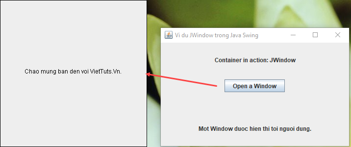 Lớp JWindow trong Java Swing Lớp JWindow trong Java Swing