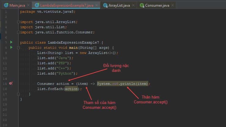 Lambda Expression - Biểu thức Lambda trong java 8 Lambda Expression - Biểu thức Lambda trong java 8
