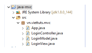 Ví dụ login sử dụng mô hình MVC trong Java Ví dụ login sử dụng mô hình MVC trong Java