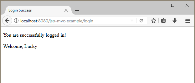 Ví dụ MVC trong JSP Ví dụ MVC trong JSP