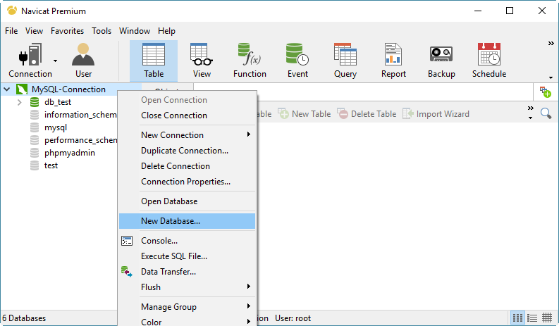 Tạo Database trong MySQL