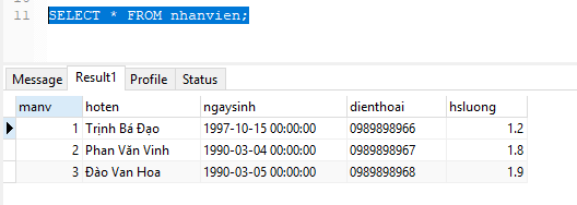 Câu lệnh INSERT trong MySQL Câu lệnh INSERT trong MySQL