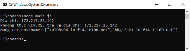 DNS Module trong Node.js DNS Module trong Node.js