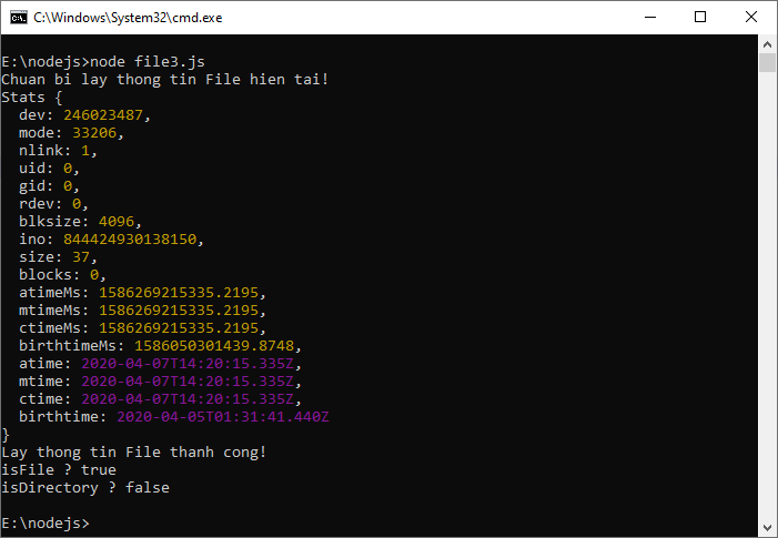 Đọc nghi file trong Node.js Đọc nghi file trong Node.js