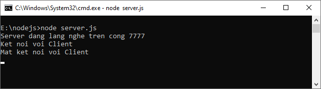 Net Module trong Node.js Net Module trong Node.js