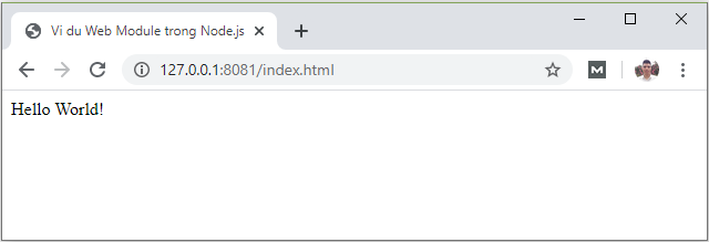 Web Module trong Node.js Web Module trong Node.js