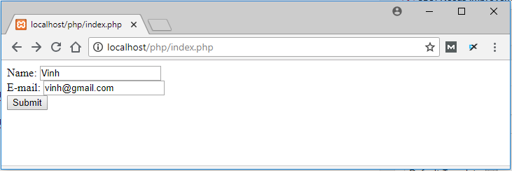 Xử lý Form trong PHP - GET Xử lý Form trong PHP - POST