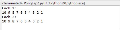 Bài tập vòng lặp trong Python Bài tập vòng lặp trong Python