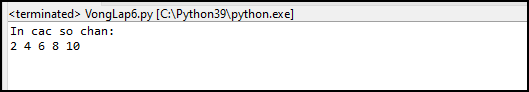 Bài tập vòng lặp trong Python Bài tập vòng lặp trong Python