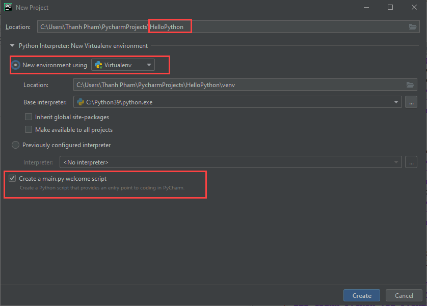 Hướng dẫn bạn lập trình Python với PyCharm Community Edition Hướng dẫn bạn lập trình Python với PyCharm Community Edition Studio Code