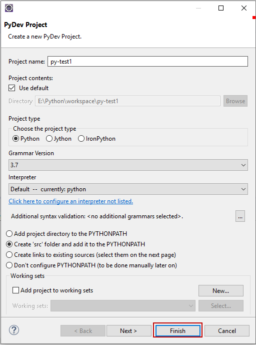 Viết chương trình Python trên Eclipse Viết chương trình Python trên Eclipse
