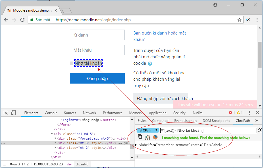 Ví dụ phương thức text trong XPath Ví dụ phương thức text trong XPath