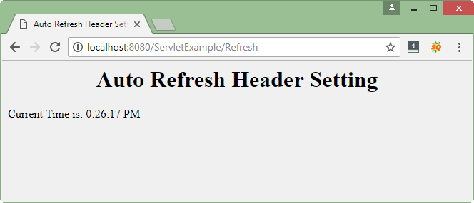 Ví dụ response trong servlet Ví dụ response trong servlet