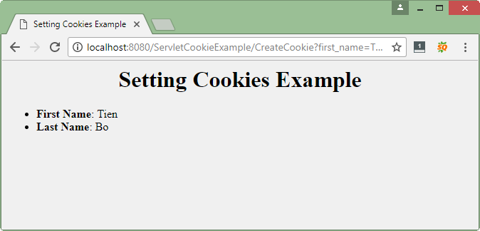 Xử lý cookie trong servlet Xử lý cookie trong servlet